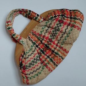 Handmade 70s style handbag